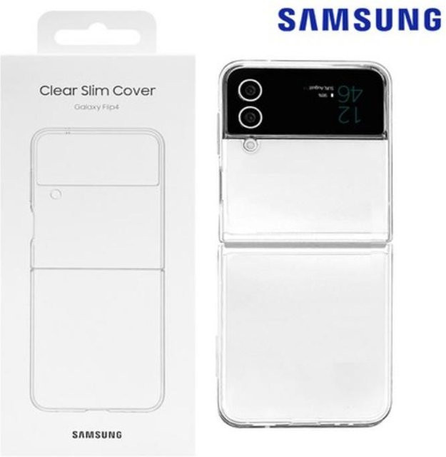 Samsung Galaxy Z Flip 4 Schlanke Harte Schutzhülle in Transparent - Bild 1