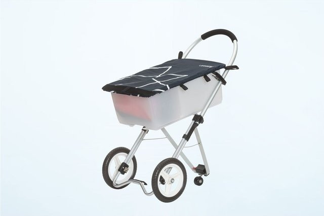 Leggero Einkaufswagen Trolley Max in Marine und Weiß - Bild 1