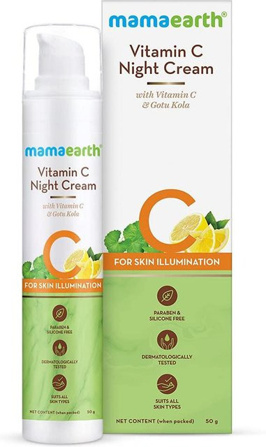 Mamaearth Vitamin C Nachtcreme, 50 g, Damen - Bild 1