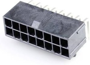 Molex Einbau-Buchsenleiste Standard Schwarz 16-polig - Bild 1