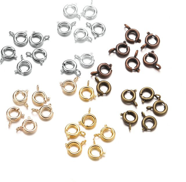 St.kunkka Federring Verschluss, Gold, 10er Los, Unisex - Bild 1
