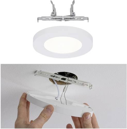 Paulmann LED-Einbaupanel Cover-it rund Weiß 6 W Warmweiß - Bild 1