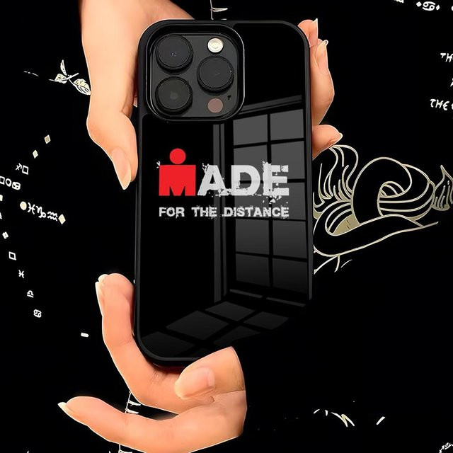 I-Ironman Triathlon Fahrrad Marathon Handyhülle aus PC und TPU für iPhone in Schwarz - Bild 1
