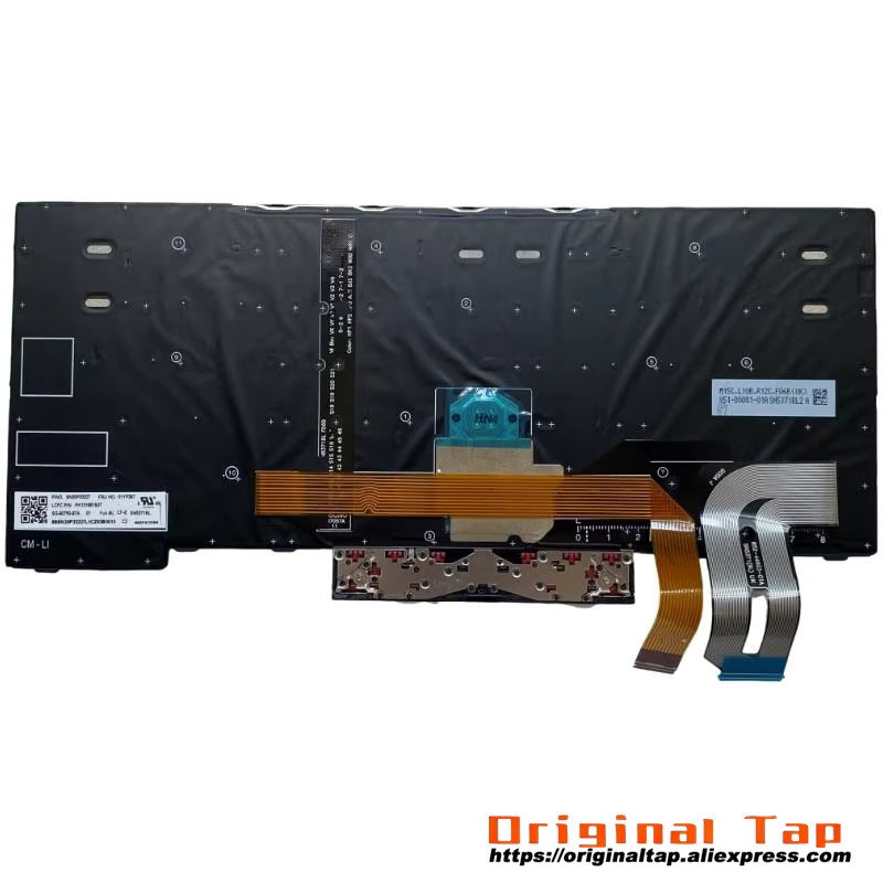 Lenovo Deutsche Tastatur mit Hintergrundbeleuchtung in Schwarz für ThinkPad E480 E485 E490 T480S T490 T495 P43S L480 L490 L380 L390 Yoga QWERTZ - Bild 2