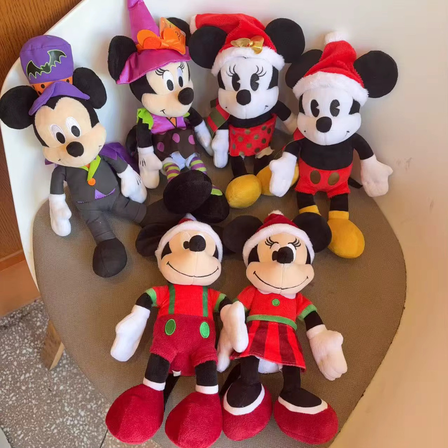 Potdemiel Minnie und Mickey Plüschpuppen, Disney, Plüschtiere - Bild 1