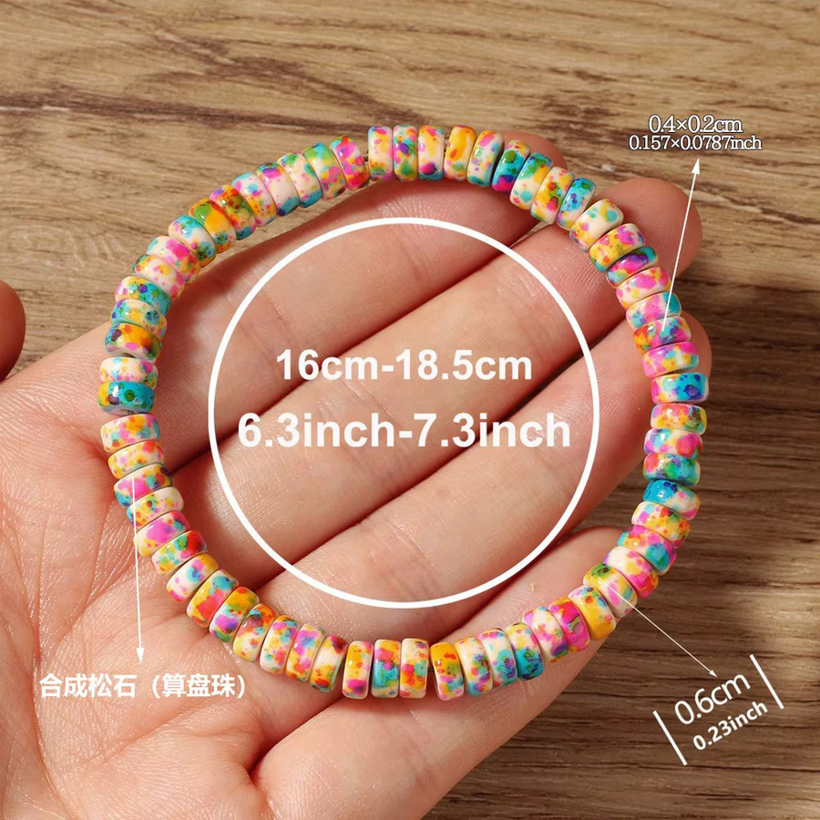 DAIPAN Armband, Naturstein, Perle, Bunt, Damen - Bild 2