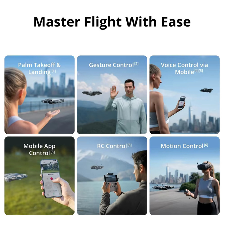 DJI Neo 2 Drohne mit 4K stabilisierter Videofunktion, leicht und tragbar mit vollständigem Propellerschutz, 151g - Bild 2