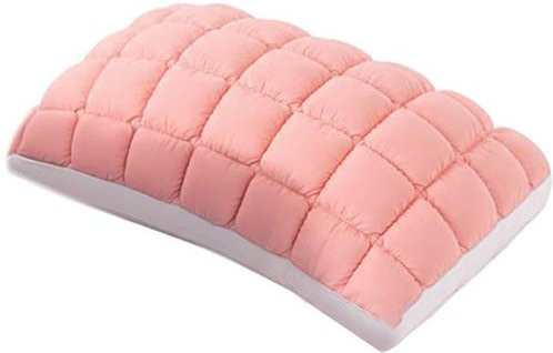 Luxeicu Wolkenkissen in Pink, atmungsaktives und kühlendes Mikrofaser-Kissen als Daunenalternative, weich und federnd für Seiten-, Rücken- und Bauchschläfer - Bild 1
