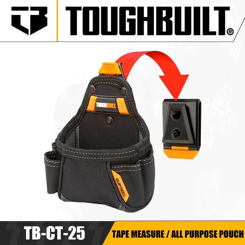 TOUGHBUILT TB-CT-25 Multifunktionale Werkzeugtasche für Nagelbandmaße und Mehrzweck-Hüfttasche - Bild 3