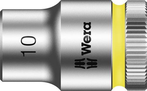 Wera Zyklop Außen-Sechskant Steckschlüsseleinsatz 10 mm mit 3/8 Zoll Antrieb in Silber - Bild 1