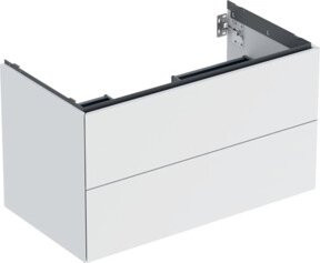 Geberit Waschtischunterschrank One in Weiß mit 2 Schubladen, B/T/H: 88,8 x 50,4 x 47 cm - Bild 1