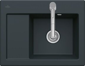 Villeroy & Boch Einbauspüle Subway 45 Compact rechts in Pure Black - Bild 1