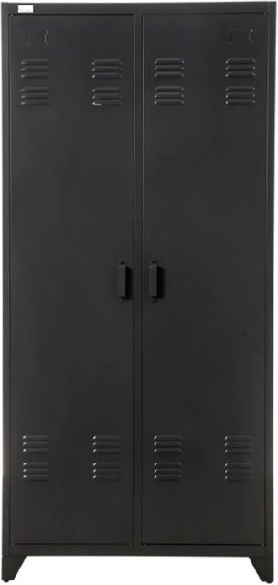 Jet-Line Spind Odessa Stahlschrank Anthrazit mit Garderobe und Schloss B/T/H: 85 x 50 x 180 cm - Bild 1
