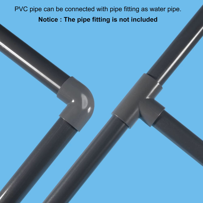 Starres PVC-Rundrohr in Hellgrau mit 16–160 mm Außendurchmesser für Wasserrohre und Gartenbewässerung - Bild 4