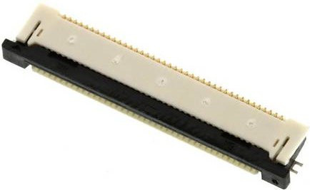 Molex FFC/FPC-Anschluss 40-polig in Weiß mit 0,5 mm Rastermaß - Bild 1
