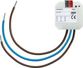 MDT technologies Tasterschnittstelle 2-fach Aufputz, 230VAC, Weiß, BE-02230.02 - Bild 1