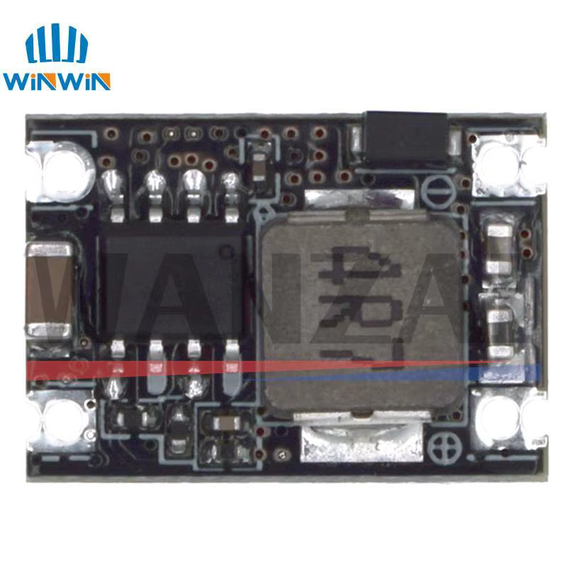 AITEWIN ROBOT Mini DC-DC Buck Step Down Converter Modul 5V-30V zu 3,3V 5V 12V Spannung Regler PCB Board in Schwarz - Bild 2
