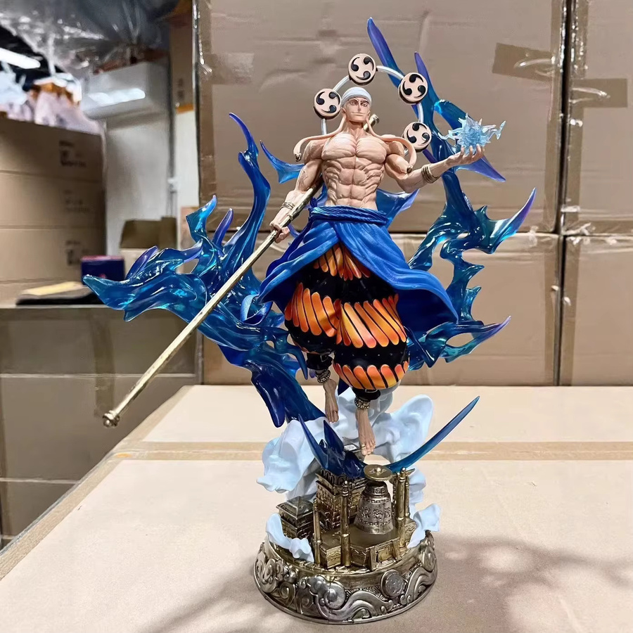 Bandai One Piece Enel Donnergott, Actionfigur, Leuchtende Doppelkopf-Skulptur, ab 3 Jahren - Bild 3