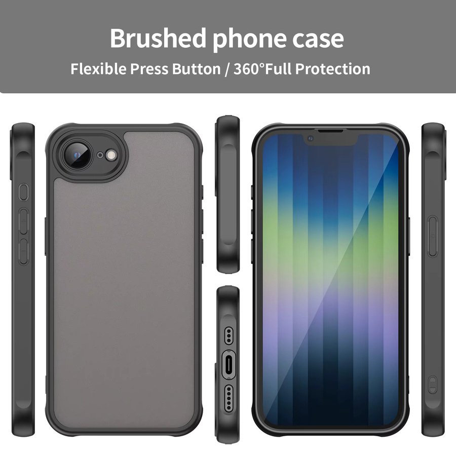 Apple Kamera-Schutzhülle für iPhone 17e und iPhone 16e, durchscheinende Hartschale mit weichen Kanten, transparent oder schwarz - Bild 4