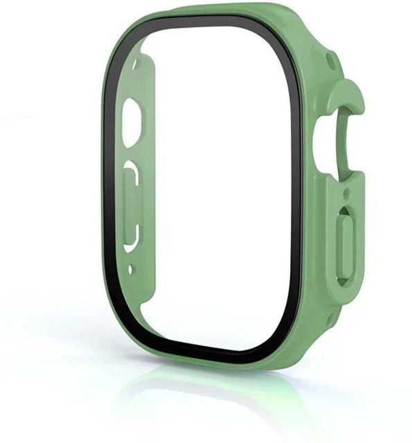 Apple Displayschutz Gehärtetes Glas, Hartschalenkoffer, grün, Unisex - Bild 1