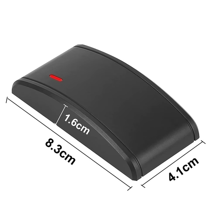 LUCKING DOOR Mini Wiegand 26 34 Dual Frequency RFID Kartenleser mit 125 kHz und 13,56 MHz NFC in Schwarz - Bild 2