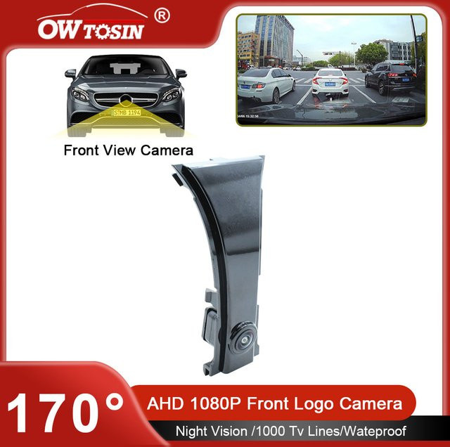 HIIRODE AHD 1080P Frontkamera mit 170 Grad Fisheye-Objektiv für BMW 5er G30 G31, Schwarz - Bild 1