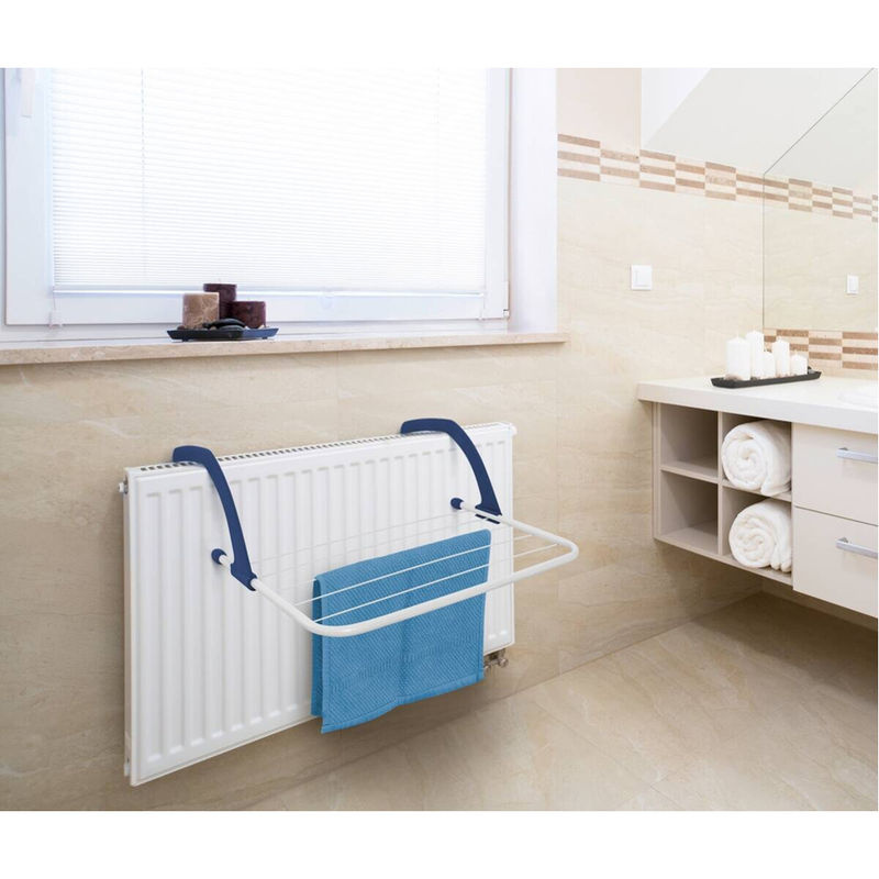Casa Si Flügelwäschetrockner aus Metall in Blau - Bild 2