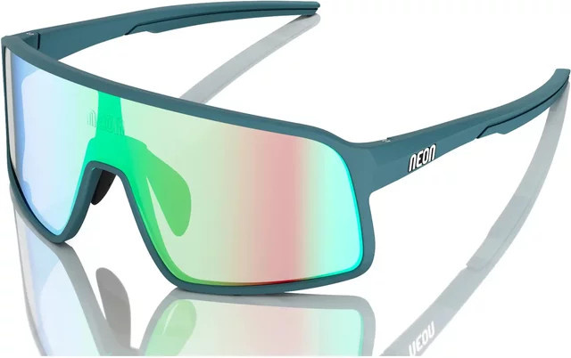 Neon Stratus Sonnenbrille, randlos, rechteckig, Unisex, grün, blau, TR90 - Bild 1