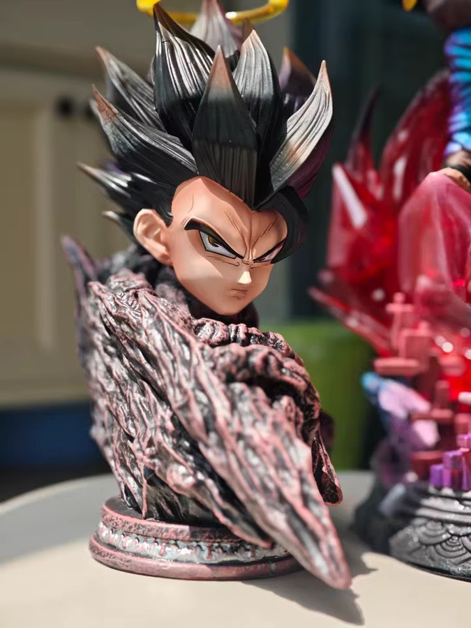 Bandai Dragon Ball Gogeta Super Saiyan 3 Anime Figur aus PVC, Multicolor, Höhe: 47 cm - Bild 4