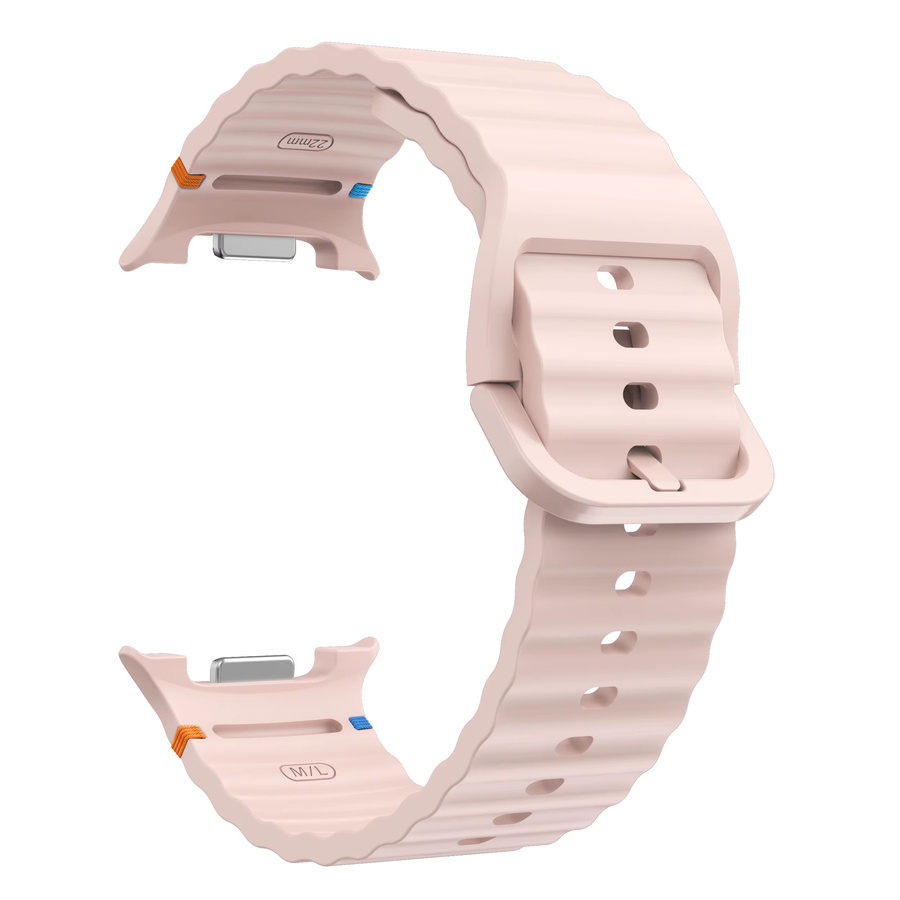 Samsung Uhrenarmband Silikon, Weiß, Unisex - Bild 1