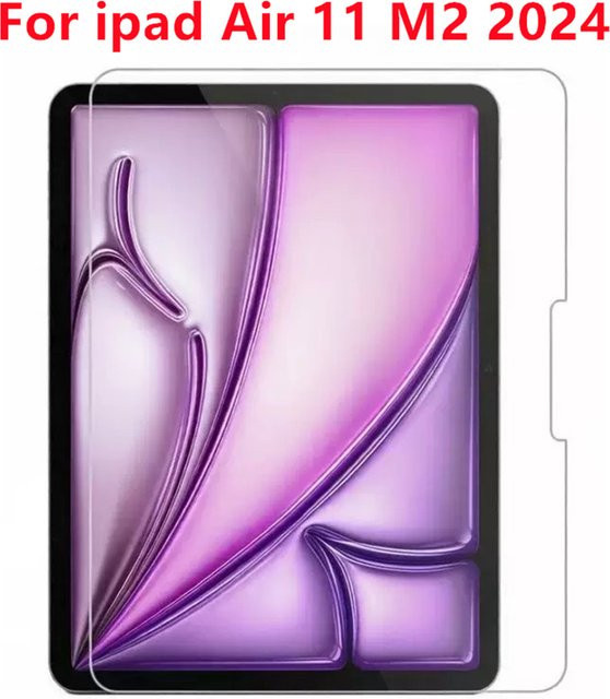 Displayschutz aus gehärtetem Glas für Apple iPad Pro 12.9 11 M3 M5 2025 sowie iPad Air 13 11 2024 M4 M2 Air 5, transparent, kratzfest - Bild 1