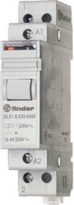 Finder Stromstoßschalter 1S 16A 230VAC in Weiß 20.21.8.230.4000 - Bild 1