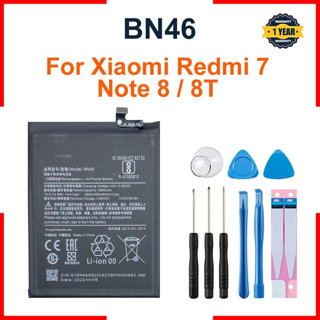 Xiaomi Ersatzakku BN46 mit 4000 mAh für Redmi 7, Note 8, Note 8T und Hinweis 8 - Bild 1