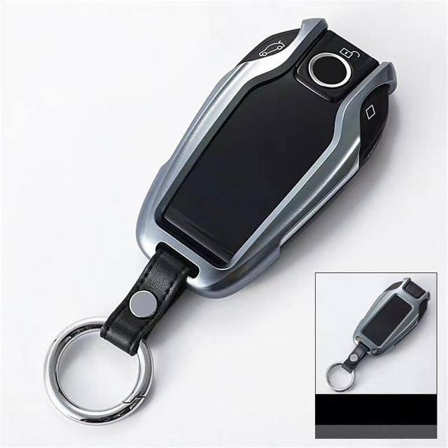 YooToBo Schlüsselanhänger Aluminiumlegierung, Auto Display Abdeckung Fall, Unisex - Bild 1