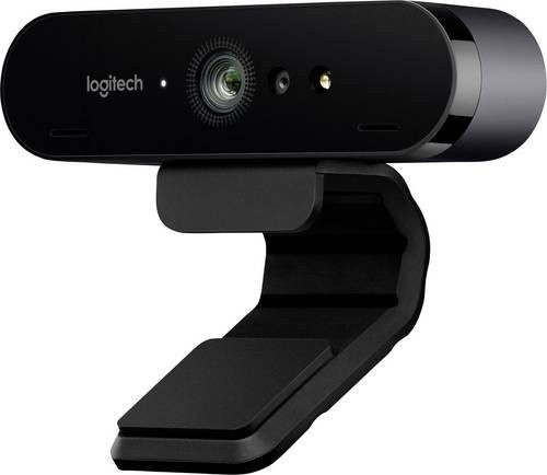 Logitech BRIO 4K UHD Webcam in Schwarz mit USB-C und USB-A Anschluss - Bild 1