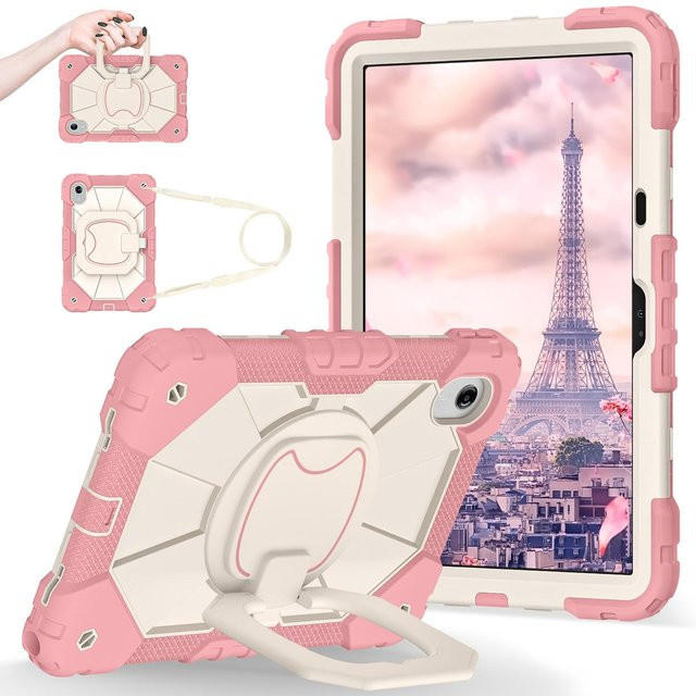 Lenovo Hülle für Xiaoxin Pad 11 2024 und Idea Tab 11, drehbare Schutzabdeckung, Rose Gold - Bild 1