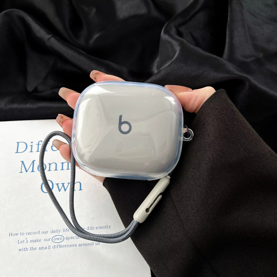Schutzhülle für Beats Powerbeats Pro 2 Kopfhörer, transparent, abnehmbar, aus hochwertigem TPU Softshell - Bild 2