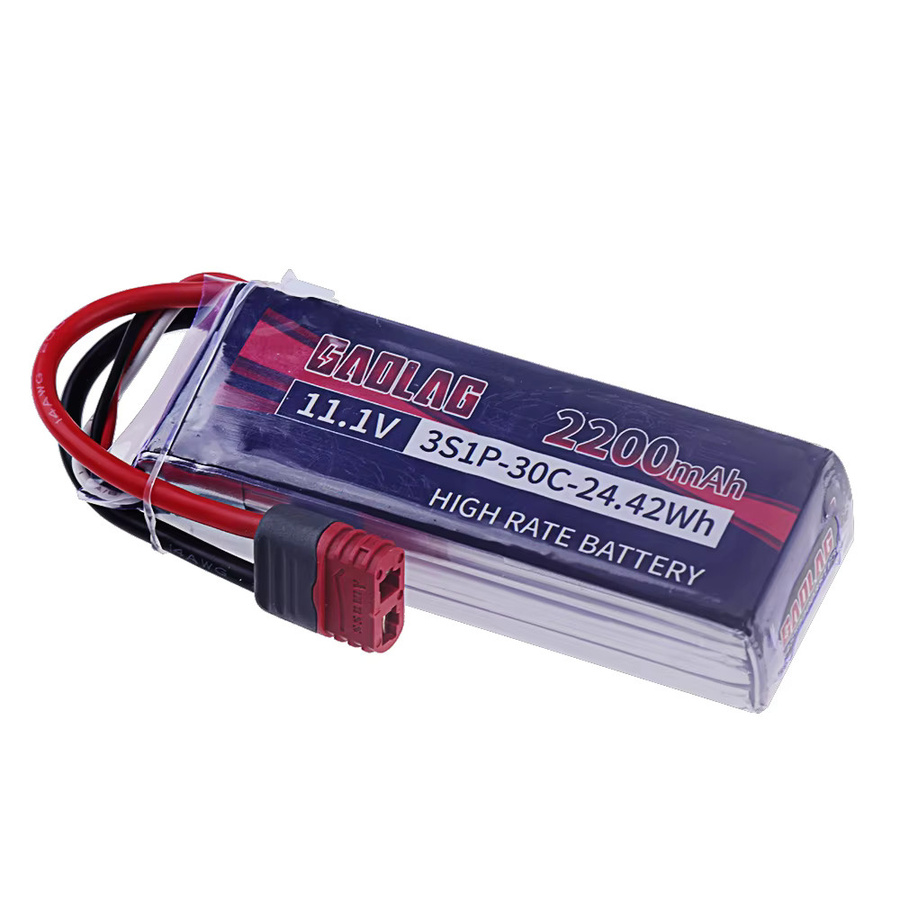 GAOLAG 3S Lipo Akku 11,1V 2200mAh 30C, wiederaufladbarer Akku mit Deans T-Stecker - Bild 2