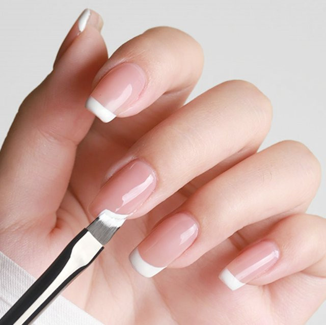 RS Nail Nagelkunstpinsel, Halbmondform, Glänzend, Unisex - Bild 1