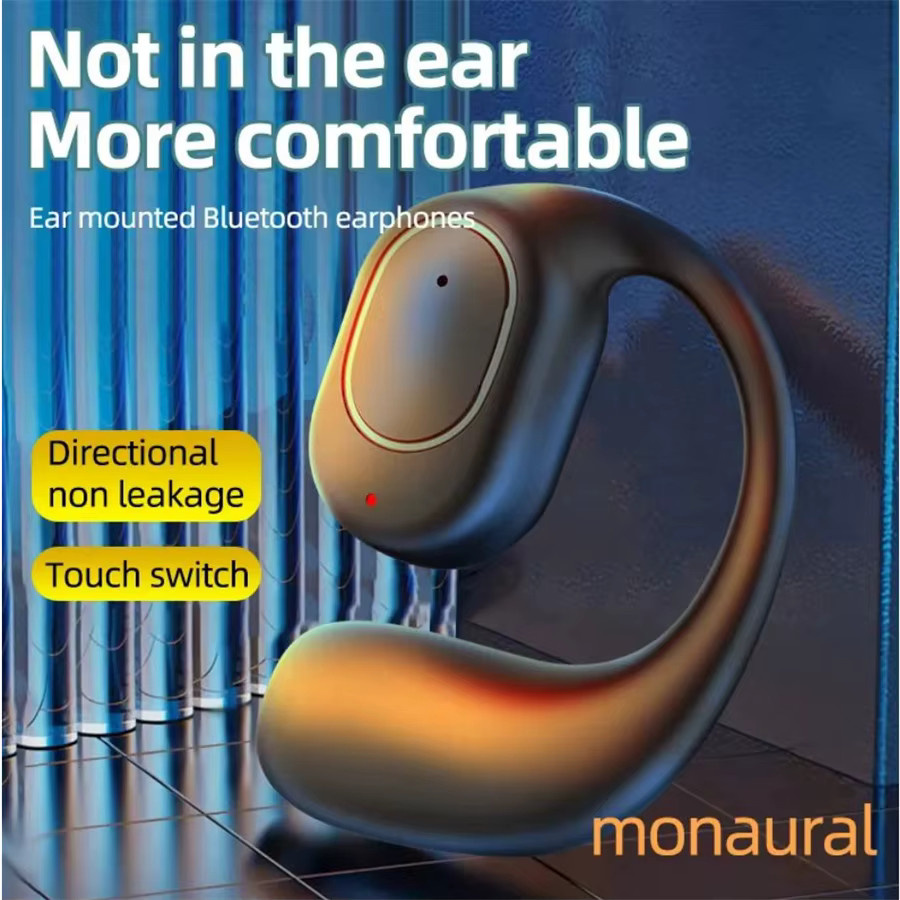 Briame Bluetooth Knochenleitung Kopfhörer mit Mikrofon und Noise Cancelling in Schwarz - Bild 3