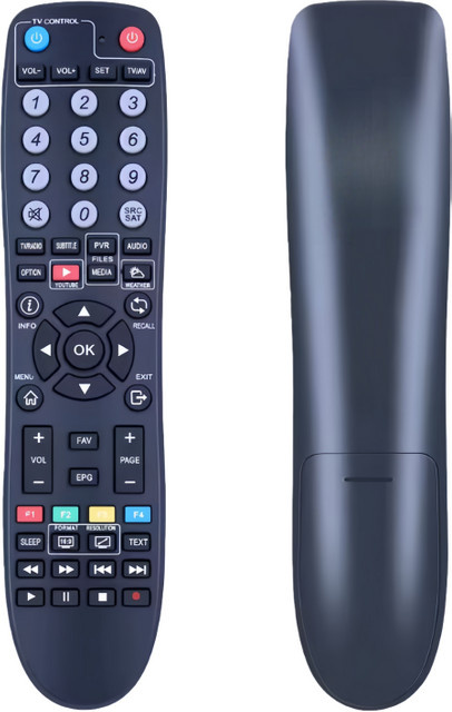 UClan Premium RCU v2.0 Fernbedienung für Denys Receiver in Schwarz - Bild 1