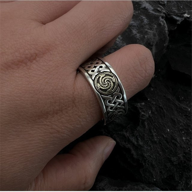 Everoyal Ring, Bicolor, Gold Silber, Vintage, Herren - Bild 1
