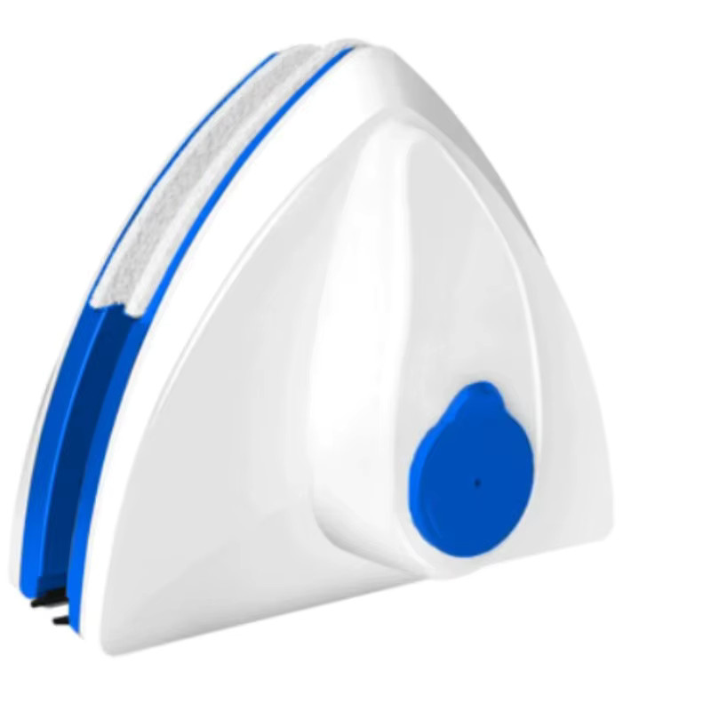 PKFC Magnetischer Doppelseitiger Glaswischer mit Mikrofaser in Blau und Weiß - Bild 6