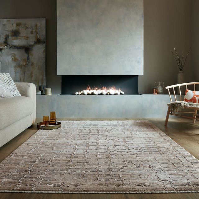 Moderner Teppich Kadima Design DALE in Taupe und Beige, B: 120 cm, L: 170 cm - Bild 1
