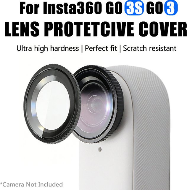 Insta360 Objektivschutz aus gehärtetem Glas für Insta360 GO 3S und GO 3, transparent - Bild 1