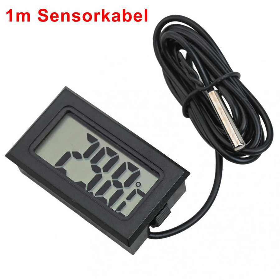 Digitales Langthermometer TPM-10 von MaMa workplace mit 2m Sonde in Schwarz - Bild 2