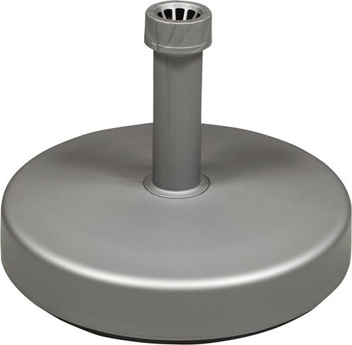DOPPLER Schirmsockel aus Kunststoff in Silber mit einem Rohrdurchmesser von 54 mm - Bild 1
