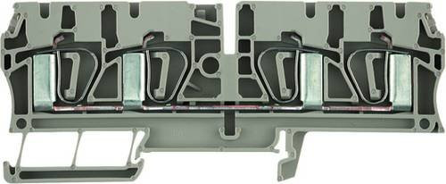 Weidmüller Durchgangsklemme ZDU 4/4AN in Beige und Grau aus Kunststoff, Breite: 32,0 mm, Tiefe: 4,3 mm, Höhe: 10,45 mm - Bild 1