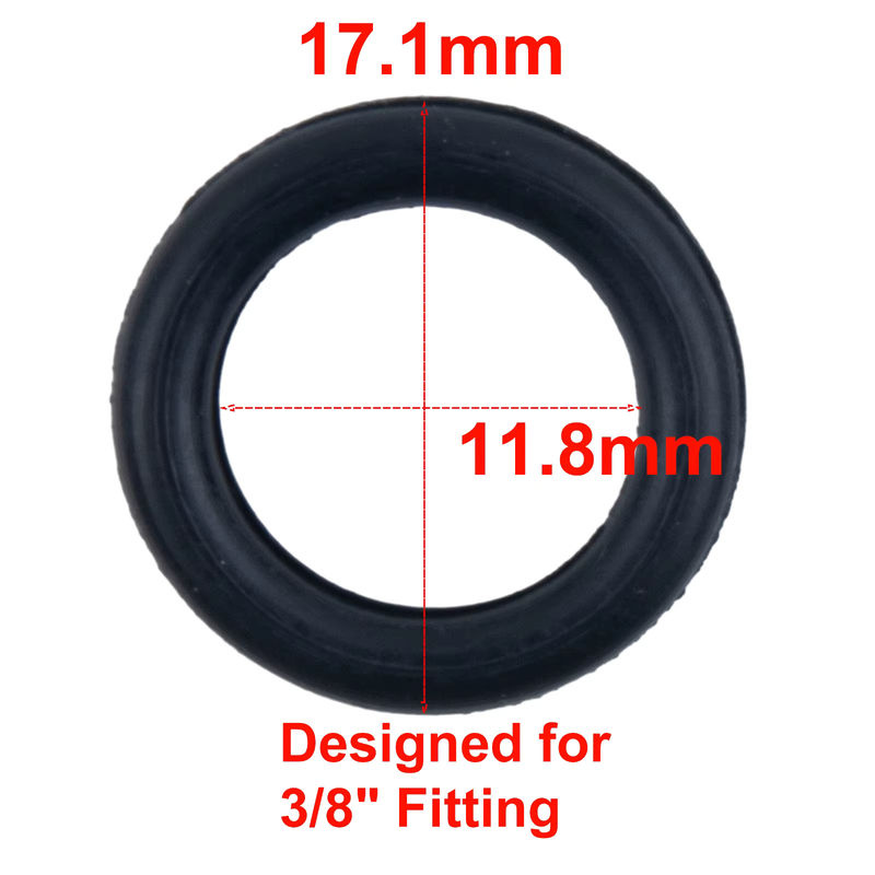 40 Stück O-Ringe 3/8 Zoll von DAZZLEEX als Ersatzzubehör für Hochdruckreiniger und Gartenbewässerung sowie Schnellkupplungen - Bild 2