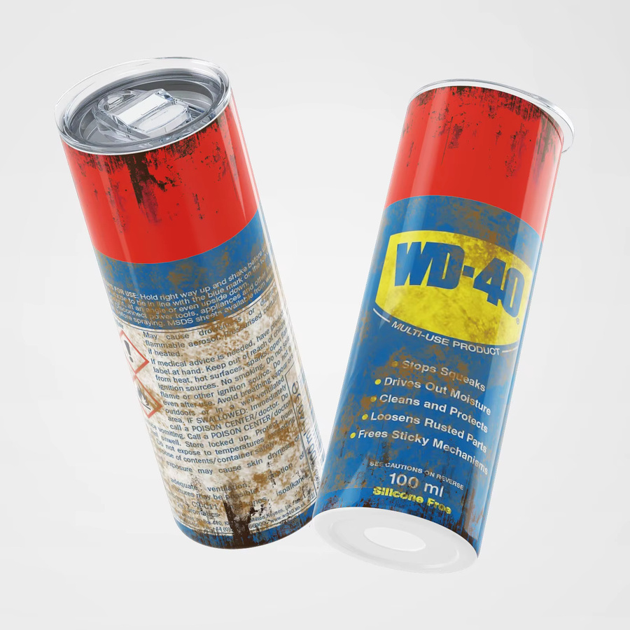 WD40 Isolierter Edelstahlbecher mit Deckel, 591 ml, Mehrfarbig - Bild 2